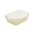 Контейнер для еды бумажный прямоугольный 450мл крафт/белый с прозрачной плоской крышкой 144х96х55мм по 800 шт/кор