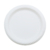 Тарелка десертная круглая d230мм 230х20мм белая из кукурузного крахмала по 50 шт/уп (500 шт/кор)