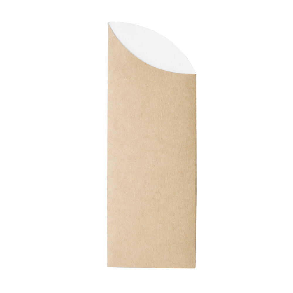Конверт бумажный крафт для палочек и столовых приборов 169×60 мм по 50 шт/уп (2400 шт/кор)