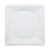 Тарелка для еды квадратная 260х260х20мм белая из сахарного тростника по 50 шт/уп (300 шт/кор)