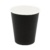 Стакан бумажный чёрный 250 мл (макс.280 мл) d80мм однослойный по 50 шт/уп (1000 шт/кор)