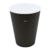Стакан бумажный чёрный 300 мл (макс.330 мл) d90мм двухслойный рифлёный по 25 шт/уп (500 шт/кор)