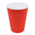 Стакан бумажный красный 300 мл (макс.330 мл) d90мм двухслойный рифлёный по 25 шт/уп (500 шт/кор)