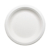 Тарелка десертная круглая d180мм 180×20мм белая из растительного волокна по 50 шт/уп (1200 шт/кор)