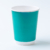 Стакан бумажный бирюзовый 350 мл (макс.380 мл) d90мм двухслойный по 30 шт/уп (600 шт/кор)