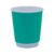 Стакан бумажный бирюзовый 250 мл (макс.280 мл) d80мм двухслойный по 32 шт/уп (800 шт/кор)