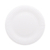 Тарелка круглая d180мм белая бумажная плоская мелованная по 100 шт/уп (1000 шт/кор)