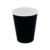 Стакан бумажный чёрный 165 мл (макс.180 мл) d70мм однослойный по 100 шт/уп (3000 шт/кор)