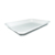 Подложка пищевая прямоугольная одноразовая белая из растительного волокна низкая 212×157×24мм по 50 шт/уп (600 шт/кор)