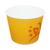 Ведро бумажное круглое оранжевое 2500мл d185мм 185х145мм ламинированное по 50 шт/уп (200 шт/кор)
