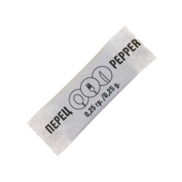 Перец порционный 0.25 гр. в пакете стик чёрный молотый по 5000 шт/кор