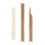 Палочки для суши деревянные круглые 210 мм в индивидуальной бумажной крафт упаковке по 100 шт/уп (2500 шт/кор)