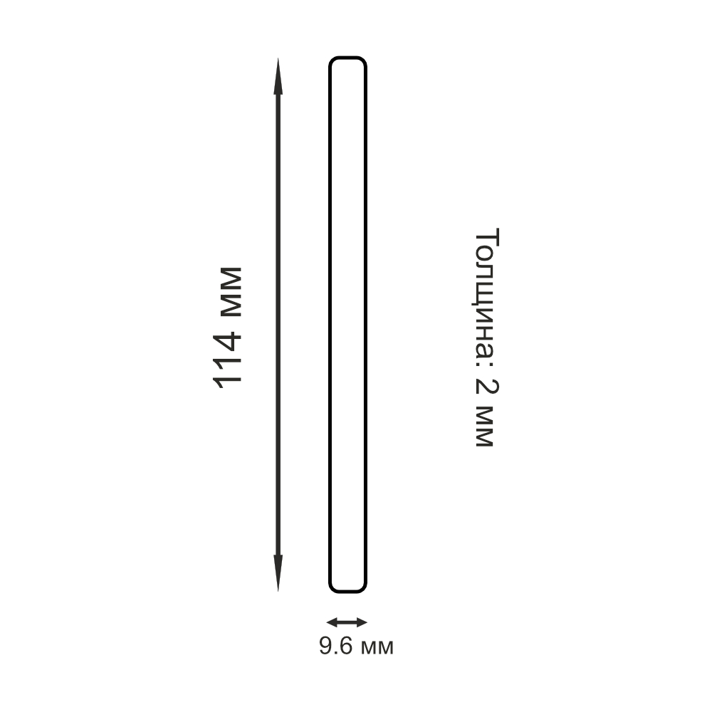 Палочка для мороженого и эскимо деревянная 114х9.6х2 мм по 50 шт/уп (10000 шт/кор) — изображение 2