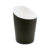 Упаковка для картошки фри стакан круглый 250мл бумажная чёрная по 50 шт/уп (1250 шт/кор)