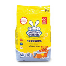 Порошок стиральный детский Ушастый Нянь 9 кг по 1 шт/уп