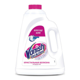 Пятновыводитель и отбеливатель для белья Vanish Oxi Action Кристальная Белизна 2 л по 4 шт/кор