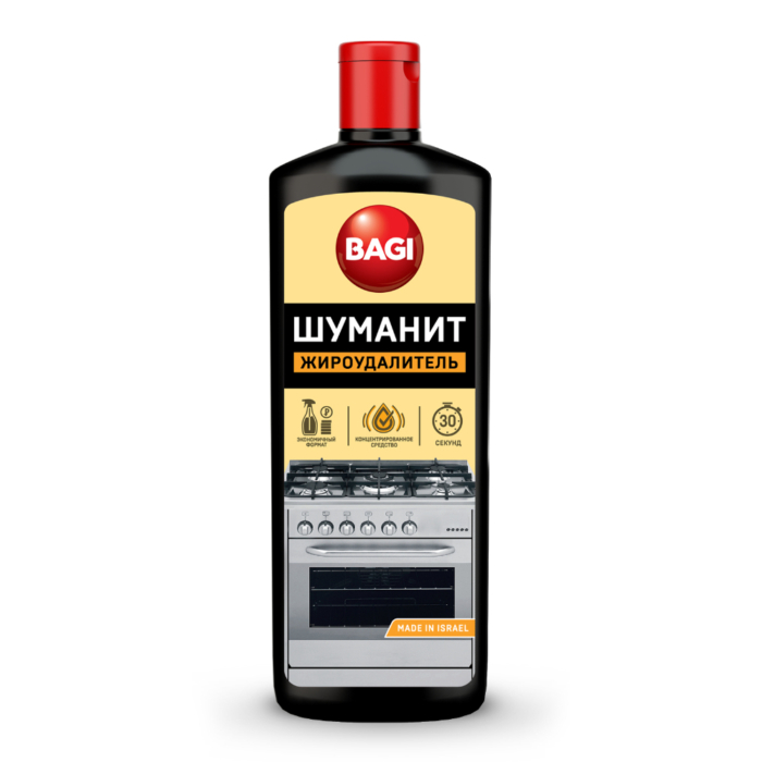 Средство чистящее для кухни Bagi Шуманит 270 мл антижир антипригар по 20 шт/кор