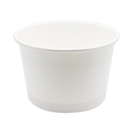 Креманка круглая 125мл d75мм 75х47мм белая бумажная ламинированная по 60 шт/уп (1500 шт/кор)