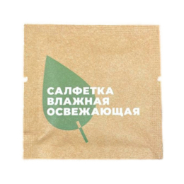 Салфетка влажная освежающая для рук “Белый чай” 60х60 мм по 1500 шт/кор