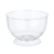 Креманка «Кристалл» круглая пластиковая прозрачная 200мл d90мм 90х65мм с прозрачной ножкой по 16 шт/уп (192 шт/кор)