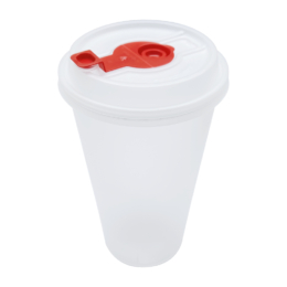 Стакан шейкер «Bubble Cup» пластиковый матовый 455мл (макс.500мл) d90мм без крышки по 20 шт/уп