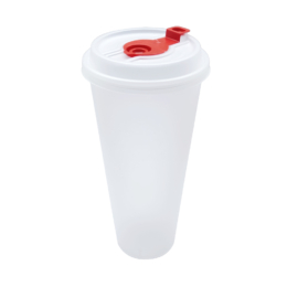 Стакан шейкер «Bubble Cup» пластиковый матовый 610мл (макс.655мл) d90мм без крышки по 10 шт/уп