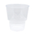 Стакан «Кристалл» пластиковый 200мл d75мм 75х80мм прозрачный круглый по 50 шт/уп (1000 шт/кор)