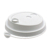 Крышка для бумажного стакана d90мм белая матовая пластиковая с питейником круглая по 50 шт/уп (1000 шт/кор)