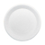 Тарелка десертная круглая d180мм крафт/белая бумажная плоская рифлёная по 100 шт/уп (800 шт/кор)