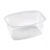 Контейнер для еды прямоугольный 500мл 138х102х58мм прозрачный пластиковый с прозрачной плоской крышкой по 100 шт/уп (1000 шт/кор)