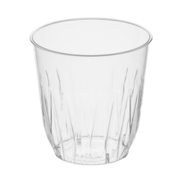 Стакан «Баккара» пластиковый 200мл d80мм 80х88мм прозрачный круглый по 25 шт/уп (500 шт/кор)