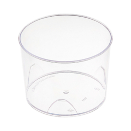 Креманка «Чашечка» круглая пластиковая прозрачная 200мл d78мм 78х57мм по 20 шт/уп (400 шт/кор)