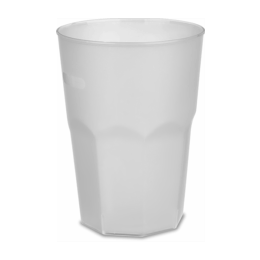 Стакан «Иней» пластиковый 300мл d85мм 85х120мм круглый по 20 шт/уп (100 шт/кор)
