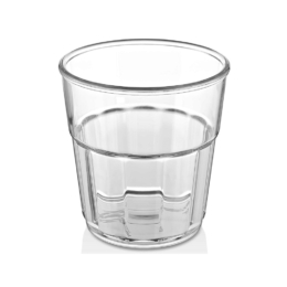 Стакан для напитков «Granity» 250мл d80мм h85мм прозрачный круглый из поликарбоната по 100 шт/уп