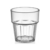 Стакан для напитков «Casablanka» 250мл d84мм h90мм прозрачный круглый из поликарбоната по 100 шт/уп