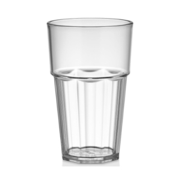 Стакан для напитков «Casablanka» 300мл d75мм h120мм прозрачный  круглый из поликарбоната по 100 шт/уп