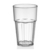 Стакан для напитков «Casablanka» 400мл d83мм h134мм прозрачный круглый из поликарбоната по 100 шт/уп
