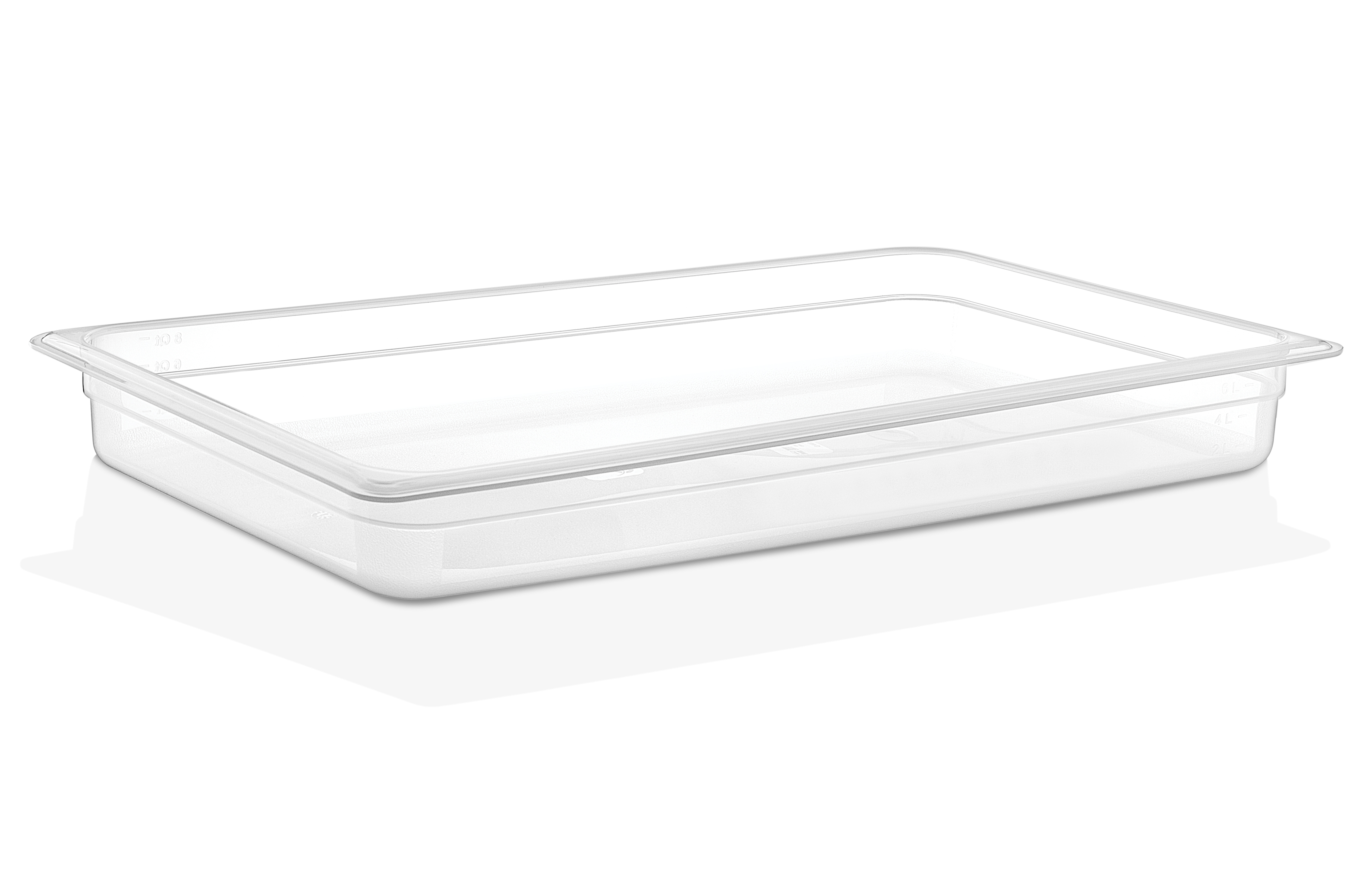 Гастроёмкость 1/1-65 6л п/п прозрачная по 6 шт/уп