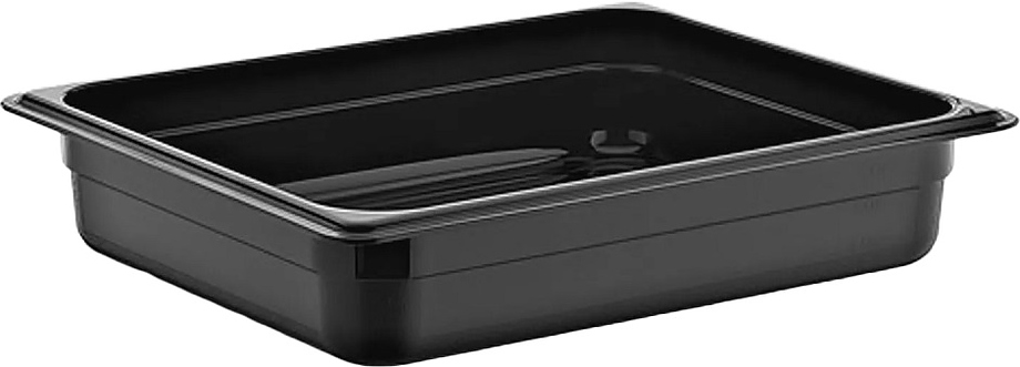 Гастроёмкость 1/2-65 3л п/п черная по 12 шт/уп