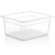 Гастроёмкость 1/2-150 325x265мм h150мм 8л прозрачная прямоугольная без крышки пластиковая по 12 шт/уп