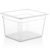 Гастроёмкость 1/2-200 325x265мм h200мм 11л прозрачная прямоугольная без крышки пластиковая по 12 шт/уп