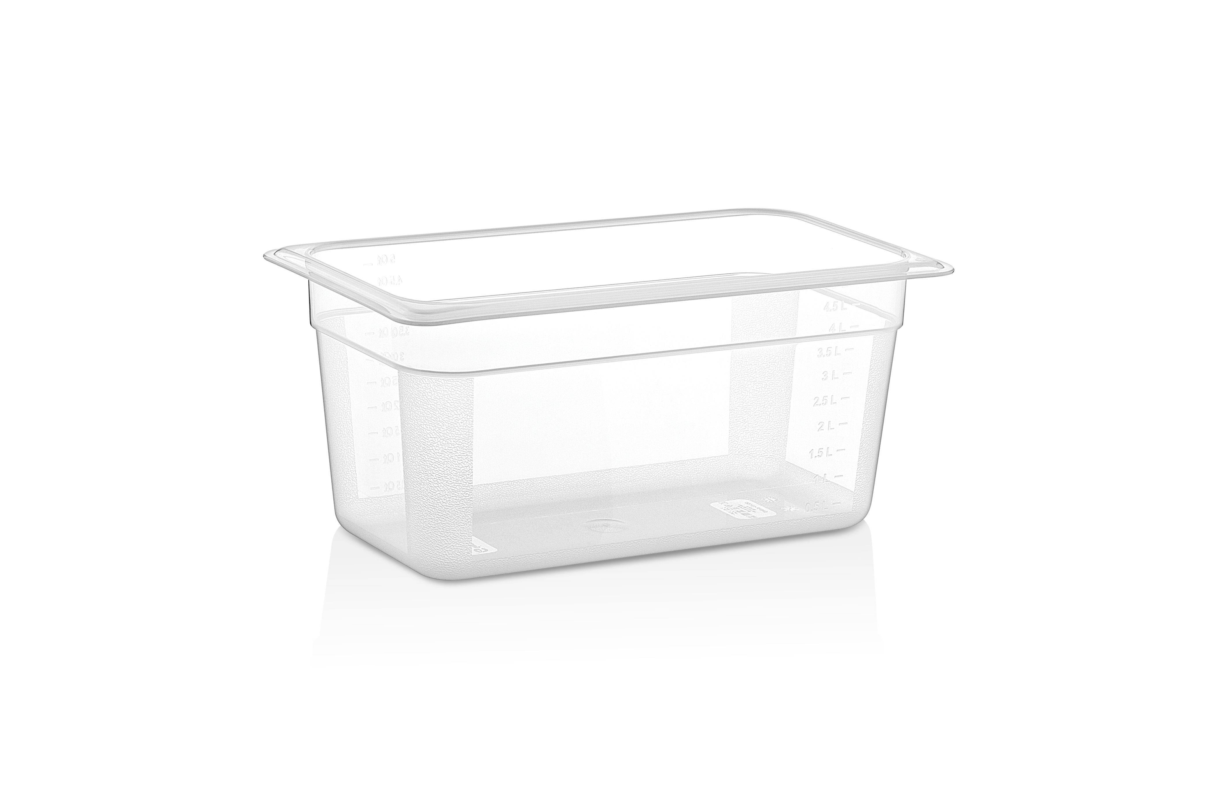 Гастроёмкость 1/3-150 5л п/п прозрачная по 18 шт/уп