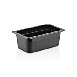 Гастроёмкость 1/4-100 2л п/п черная по 24 шт/уп