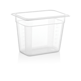 Гастроёмкость 1/4-200 4,5л п/п прозрачная по 24 шт/уп