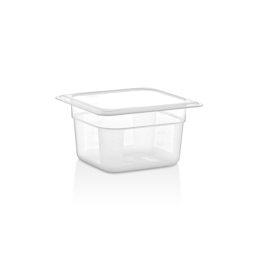 Гастроёмкость 1/6-100 1,25л п/п прозрачная по 36 шт/уп