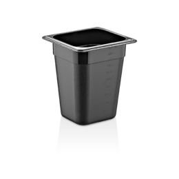 Гастроёмкость 1/6-200 2,5л п/п черная по 36 шт/уп