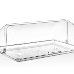 Крышка для гастроёмкости 1/1 h18,5см Roll-Top прозрачная из поликарбоната по 1 шт/уп6/