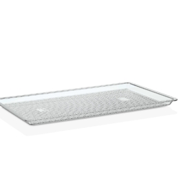 Поднос для подачи 1/2 прозрачный (крышка 76828. 76829) из поликарбоната по 24 шт/уп