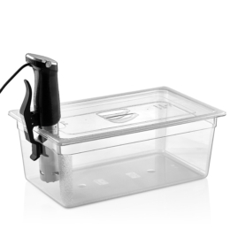 Крышка для гастроёмкости 1/1 под Су-Вид прозрачная из поликарбоната по 1 шт/уп12/