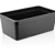 Гастроёмкость 1/1-200 530x325мм h200мм 24л чёрная прямоугольная без крышки пластиковая по 6 шт/уп